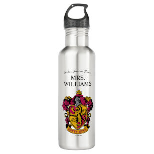 Zak Designs Harry Potter Antimicrobial 19 Ounce Stainless Steel Water Bottle,  Gryffindor, Hufflepuff, Ravenclaw, and Slytherin 