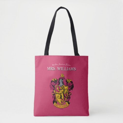 Harry Potter  Gryffindor Teacher Personalized Tote Bag