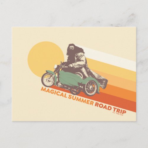 HARRY POTTER  Hagrid Magical Summer Road Trip Postcard