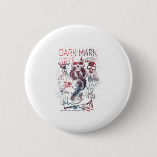 Harry Potter Halloween Design Dark Mark Death Eate Button