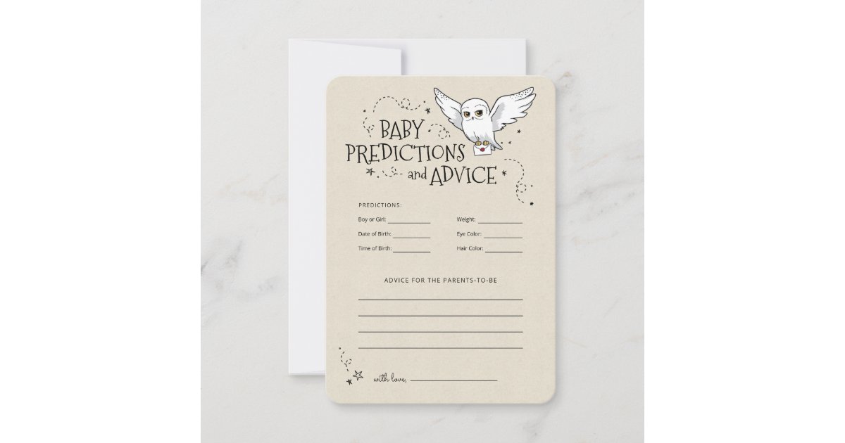 Simple Harry Potter Baby Shower Invitation