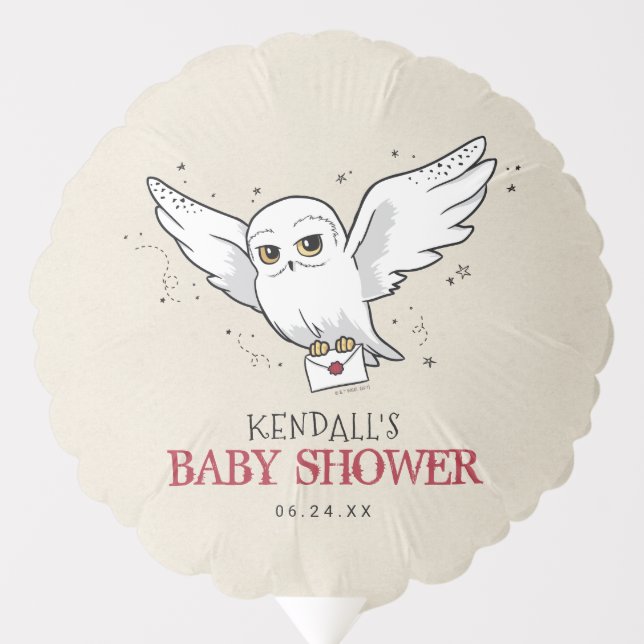 Harry Potter | Hedwig Baby Shower Balloon (Front)