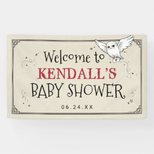 Harry Potter Hedwig Baby Shower Banner