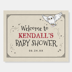 Harry Potter Hedwig Baby Shower Foam Board