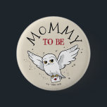 Harry Potter | Hedwig Baby Shower Mommy To Be Button<br><div class="desc">Celebrate the mommy-to-be with this enchanting Harry Potter-themed button featuring Hedwig. Perfect for adding a magical touch to the baby shower,  this whimsical design honors the guest of honor with charm and a touch of Wizarding World magic.</div>
