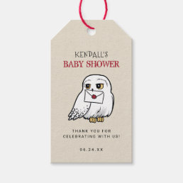 Harry Potter | Hedwig Baby Shower Thank You Gift Tags
