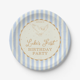 Harry Potter Hedwig Blue Magical Birthday Paper Plates