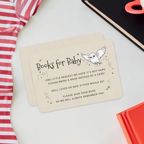 Harry Potter  Hedwig _ Books for Baby Invitation