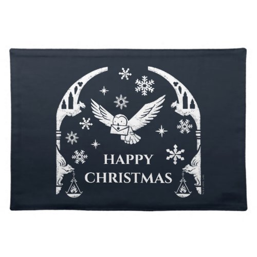 HARRY POTTER Hedwig Delivering Holiday Letter Cloth Placemat