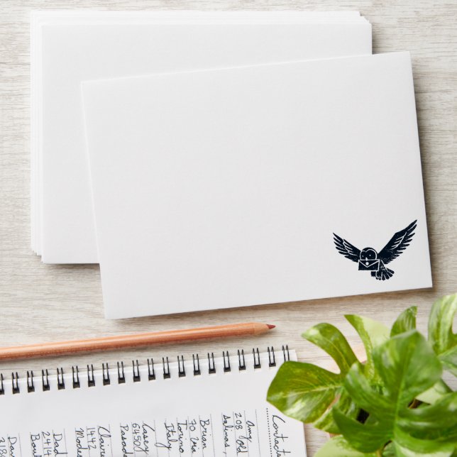 HARRY POTTER™ Hedwig Delivering Holiday Letter Envelope (Stacked)