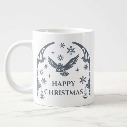 HARRY POTTER Hedwig Delivering Holiday Letter Giant Coffee Mug