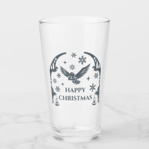 HARRY POTTER™ Hedwig Delivering Holiday Letter Glass