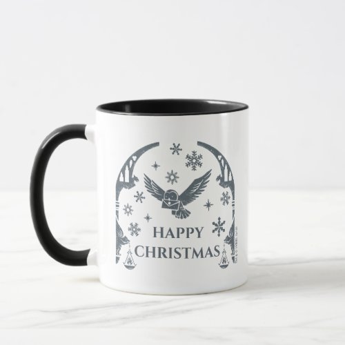 HARRY POTTER Hedwig Delivering Holiday Letter Mug