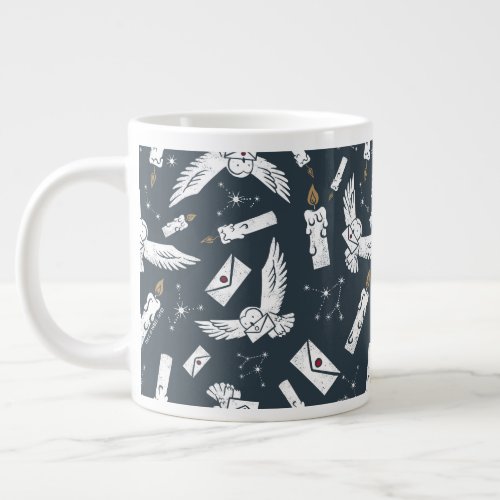 HARRY POTTER Hedwig Delivering Letters Pattern Giant Coffee Mug