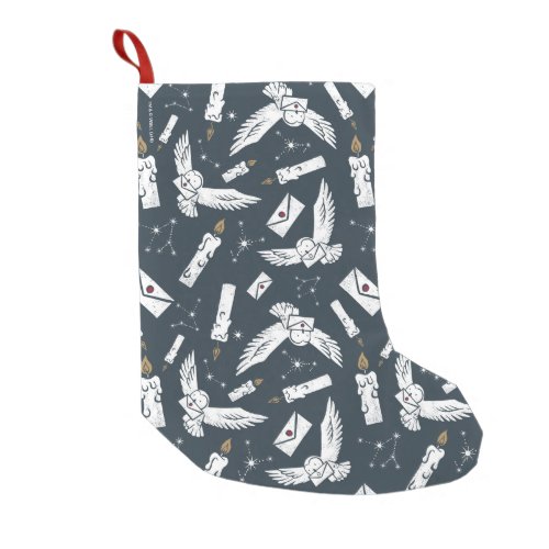 HARRY POTTER Hedwig Delivering Letters Pattern Small Christmas Stocking