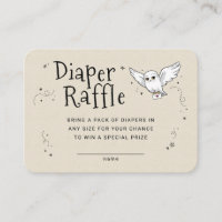 Harry Potter - Hedwig | Diaper Raffle Insert