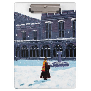 HARRY POTTER™ & Hedwig in HOGWARTS™ Courtyard Clipboard