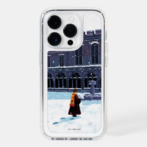 HARRY POTTER  Hedwig in HOGWARTS Courtyard Speck iPhone 14 Pro Case
