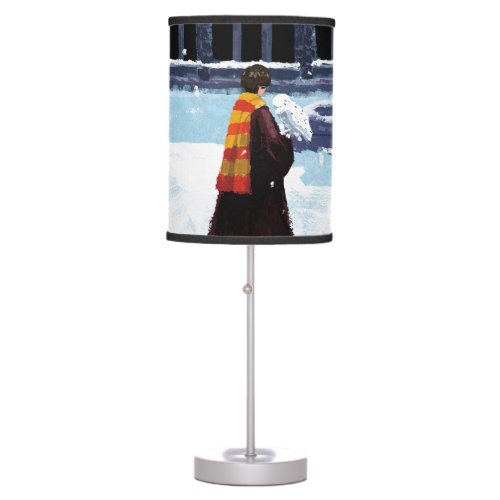 HARRY POTTER  Hedwig in HOGWARTS Courtyard Table Lamp