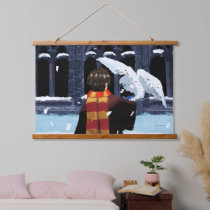 HARRY POTTER™ & Hedwig in the Snow Hanging Tapestry