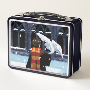 HARRY POTTER™ & Hedwig in the Snow Metal Lunch Box