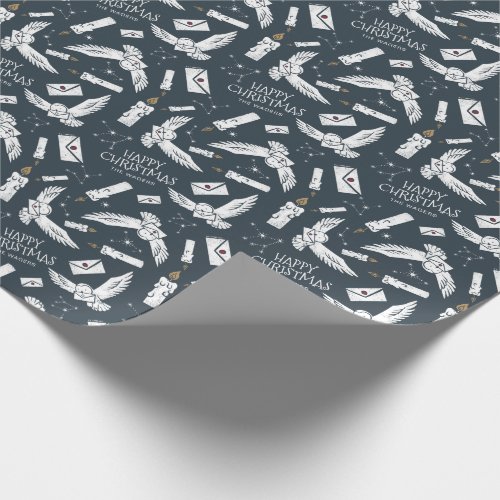 HARRY POTTER Hedwig Letters Pattern _ Custom Wrapping Paper