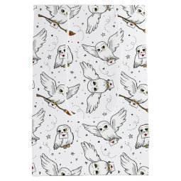 Harry Potter | Hedwig Pattern - Baby Shower Medium Gift Bag | Zazzle