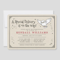 Harry Potter Hedwig Special Delivery Gender Reveal Invitation