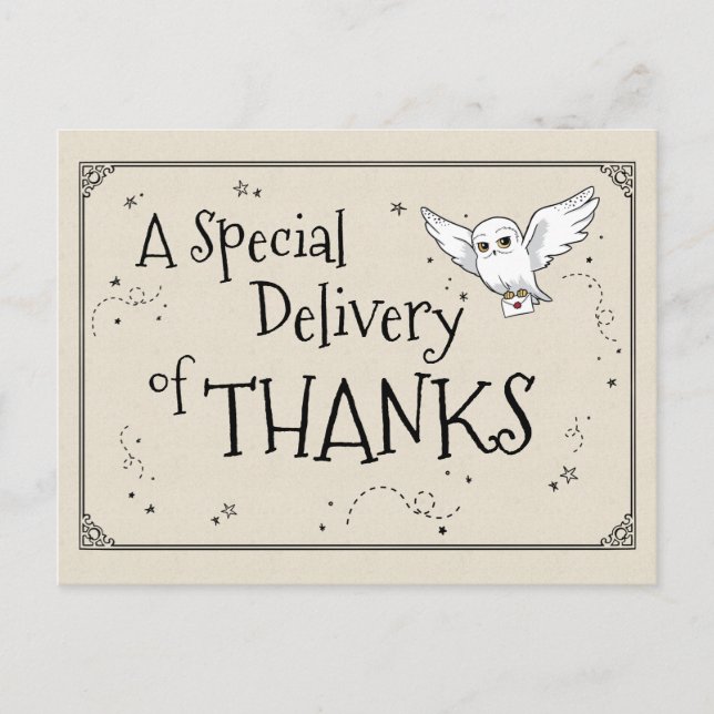 Harry Potter | Hedwig - Thank You Postcard (Front)