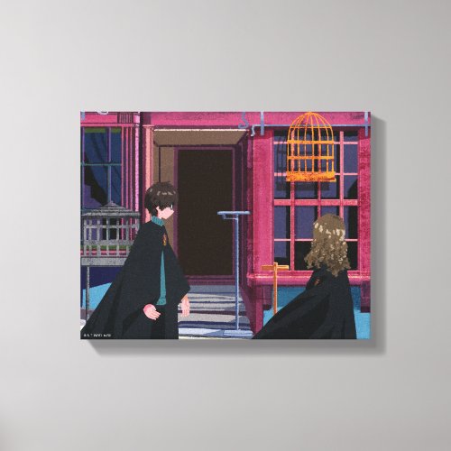 HARRY POTTER  Hermione at Eeylops Owl Emporium Canvas Print