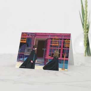 HARRY POTTER™ & Hermione at Eeylops Owl Emporium Card