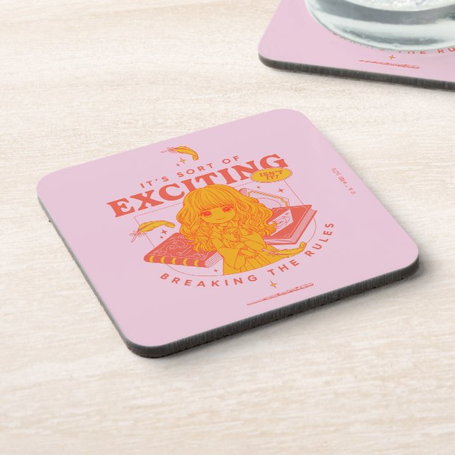 HARRY POTTER™ | Hermione Granger It's Exciting Beverage Coaster (Left Side)