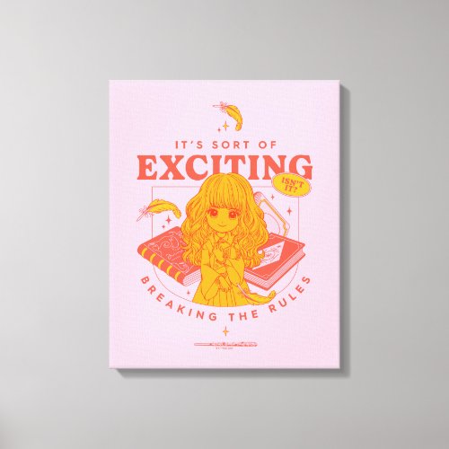 HARRY POTTERâ  Hermione Granger Its Exciting Canvas Print