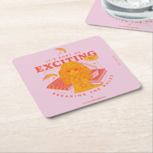 HARRY POTTER™ Hermione Granger It's Exciting Square Paper Coaster