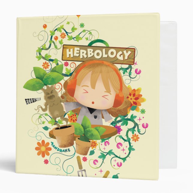 Harry Potter | Hermione Herbology Class Graphic 3 Ring Binder (Front/Inside)