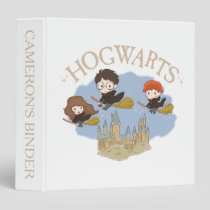 HARRY POTTER™, Hermione, & Ron Fly Over HOGWARTS™ 3 Ring Binder