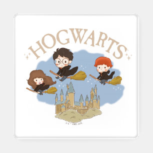 HARRY POTTER™, Hermione, & Ron Fly Over HOGWARTS™ Coaster Set