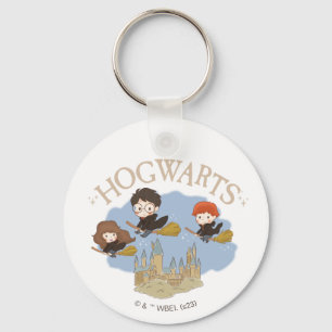 HARRY POTTER™, Hermione, & Ron Fly Over HOGWARTS™ Keychain