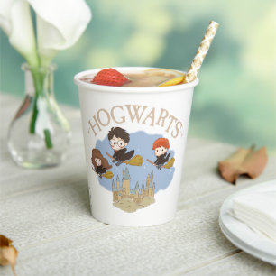 HARRY POTTER™, Hermione, & Ron Fly Over HOGWARTS™ Paper Cups