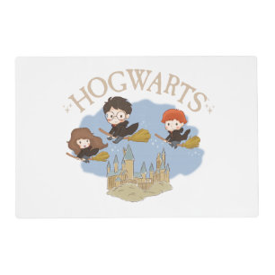 HARRY POTTER™, Hermione, & Ron Fly Over HOGWARTS™ Placemat