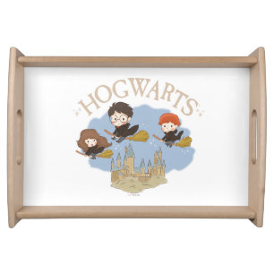 HARRY POTTER™, Hermione, & Ron Fly Over HOGWARTS™ Serving Tray