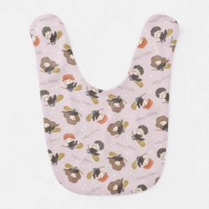 HARRY POTTER™, Hermione, & Ron Flying Pattern Baby Bib