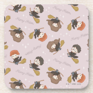 HARRY POTTER™, Hermione, & Ron Flying Pattern Beverage Coaster