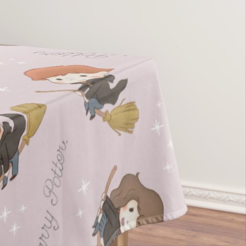 HARRY POTTER Hermione  Ron Flying Pattern Tablecloth