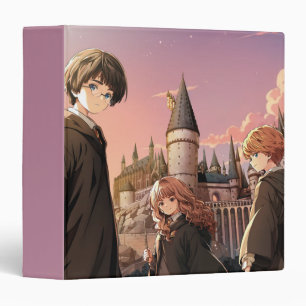 HARRY POTTER™ Hermione & Ron HOGWARTS™ Anime Scene 3 Ring Binder