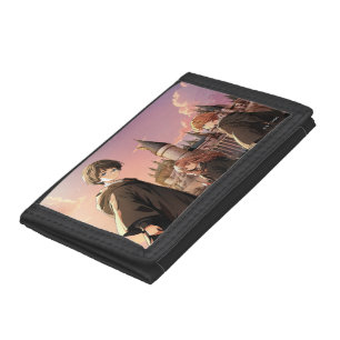 HARRY POTTER™ Hermione & Ron HOGWARTS™ Anime Scene Trifold Wallet