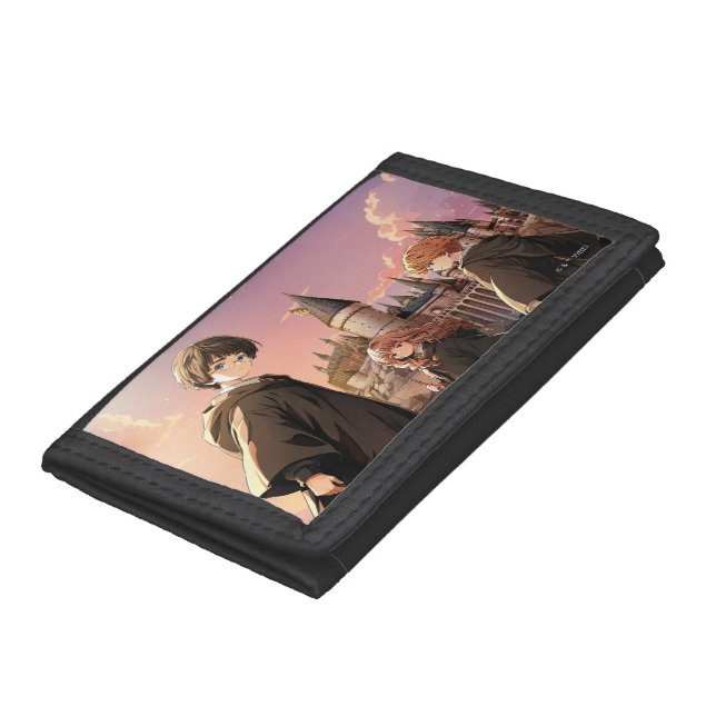 HARRY POTTER™ Hermione & Ron HOGWARTS™ Anime Scene Trifold Wallet (Bottom)