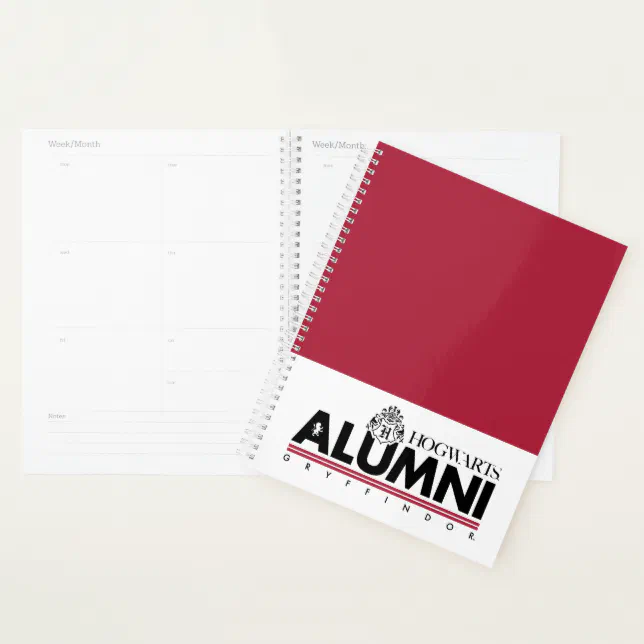 Harry Potter | HOGWARTS™ Alumni GRYFFINDOR™ Planner | Zazzle