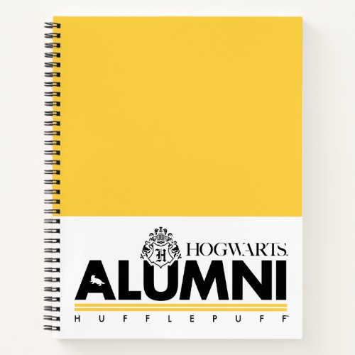 Harry Potter  HOGWARTS Alumni HUFFLEPUFF Notebook