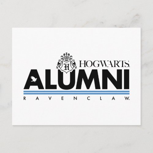 Harry Potter  HOGWARTSâ Alumni RAVENCLAWâ Postcard